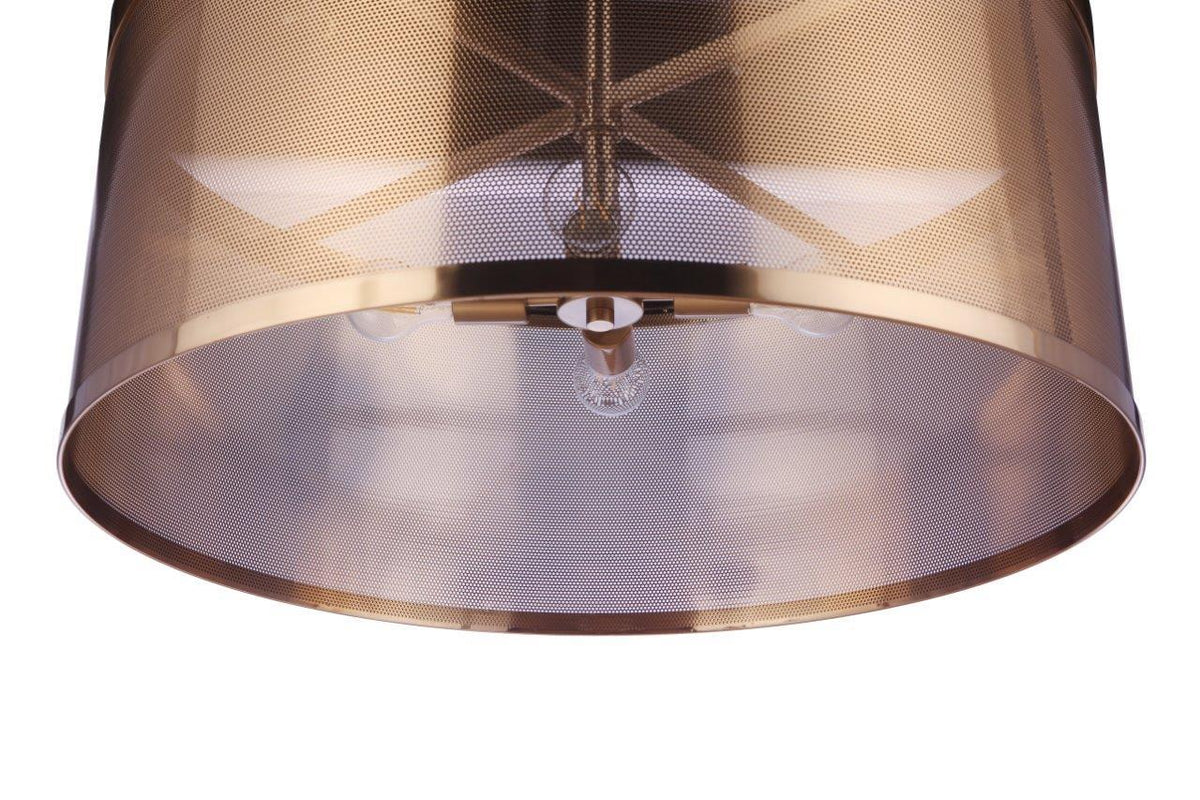 Craftmade - 58994-SB - Four Light Pendant - Mesh - Satin Brass