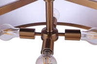 Craftmade - 58994-SB - Four Light Pendant - Mesh - Satin Brass