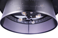 Craftmade - 58999-FB - Nine Light Pendant - Mesh - Flat Black
