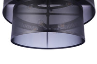 Craftmade - 58999-FB - Nine Light Pendant - Mesh - Flat Black