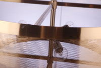 Craftmade - 58999-SB - Nine Light Pendant - Mesh - Satin Brass