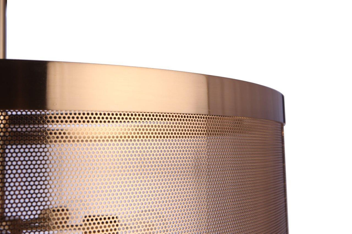 Craftmade - 58999-SB - Nine Light Pendant - Mesh - Satin Brass