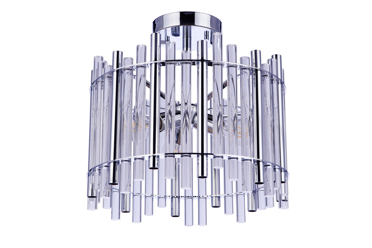 Craftmade - 59253-CH - Three Light Semi Flush Mount - Reveal - Chrome
