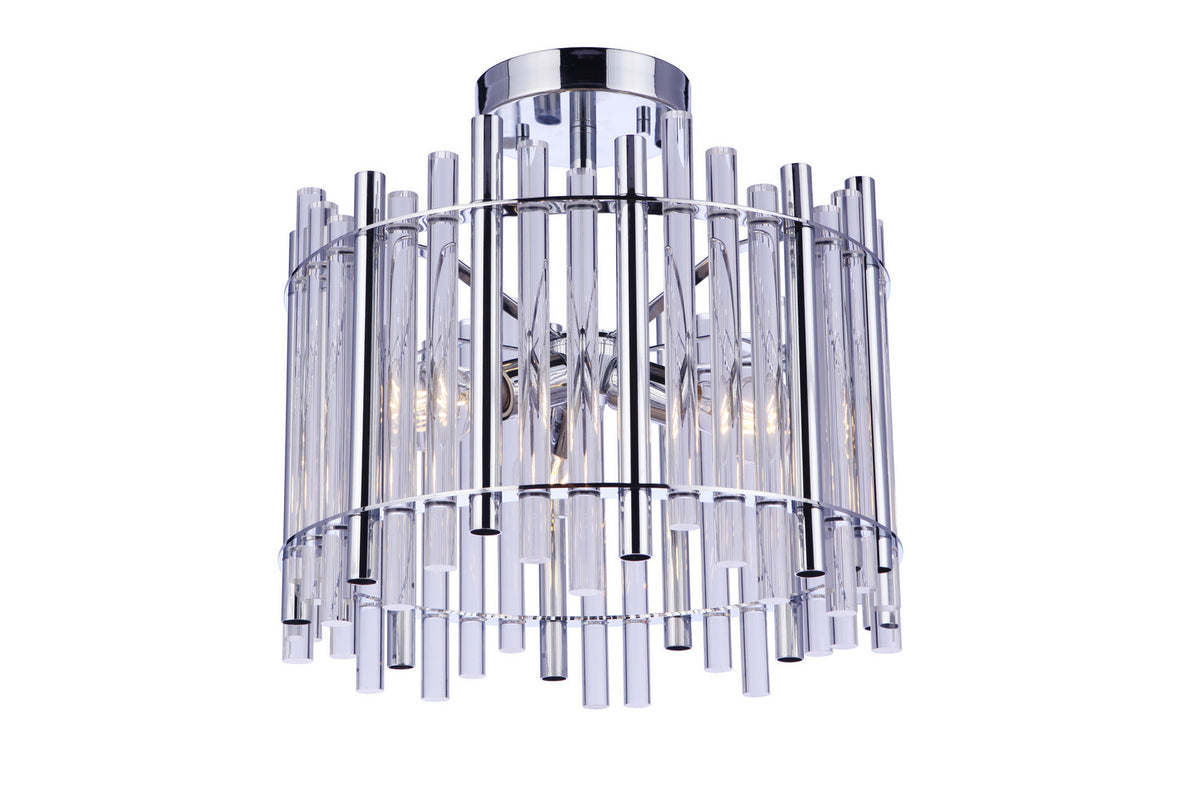 Craftmade - 59253-CH - Three Light Semi Flush Mount - Reveal - Chrome