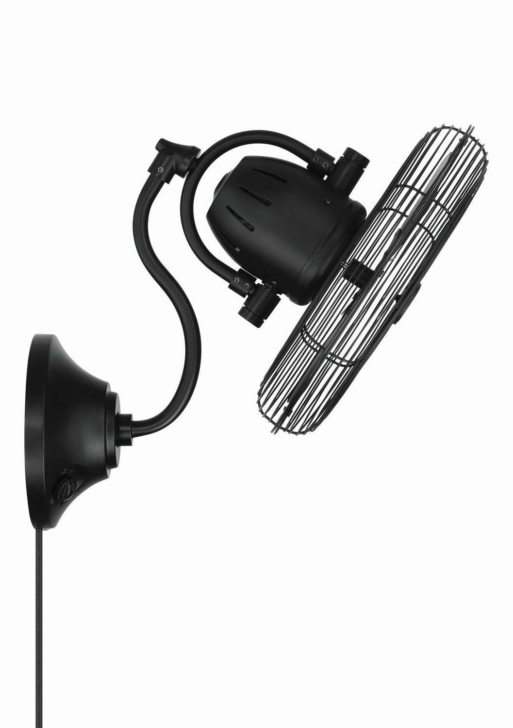 Craftmade - BW116FB3 - 14" Wall Fan - Bellows I Indoor/Outdoor - Flat Black
