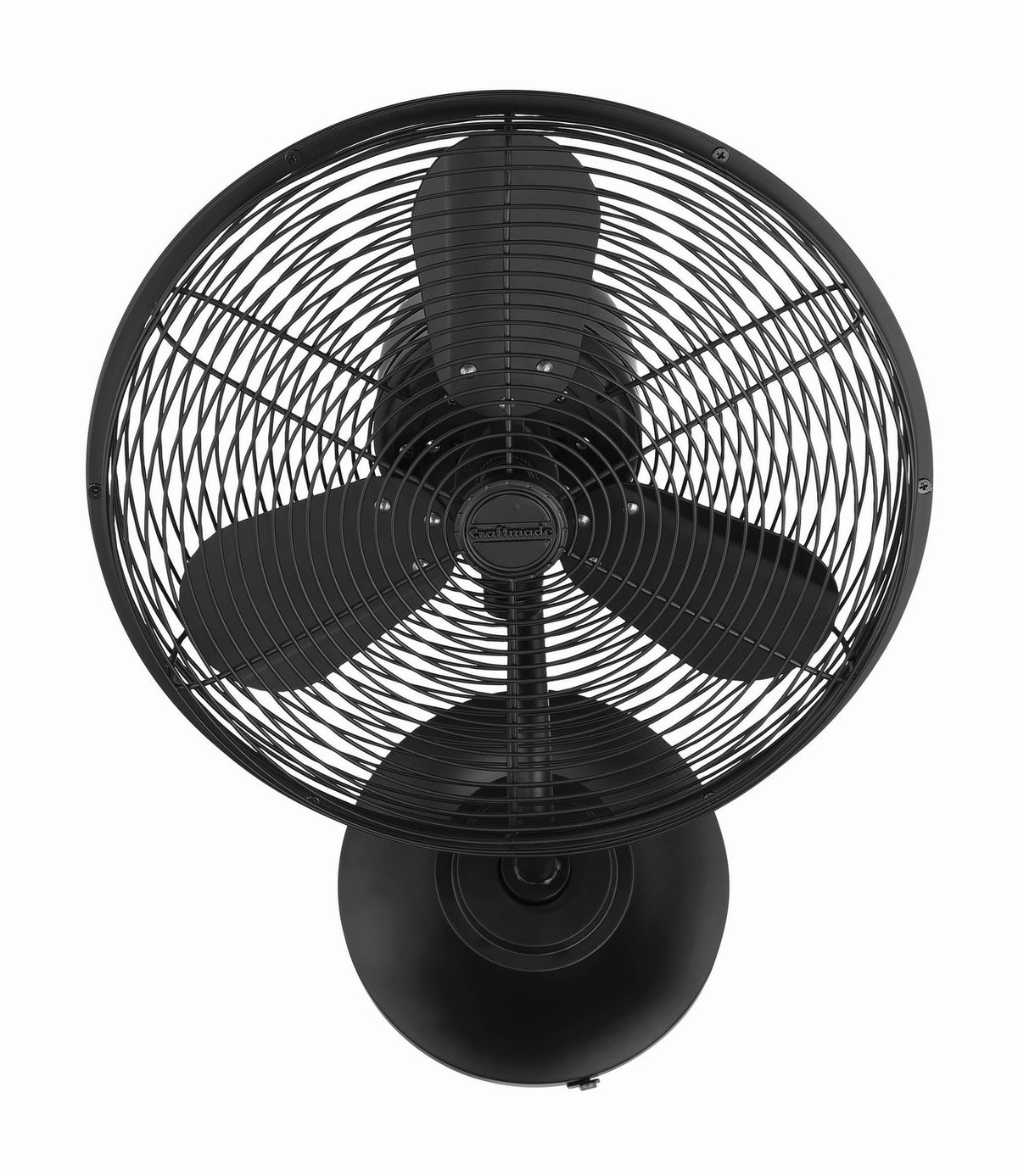 Craftmade - BW116FB3-HW - 14" Wall Fan - Bellows I Hard-wired Indoor/Outdoor - Flat Black