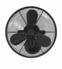 Craftmade - BW414FB3 - 14" Wall Fan - Bellows IV Indoor/Outdoor - Flat Black
