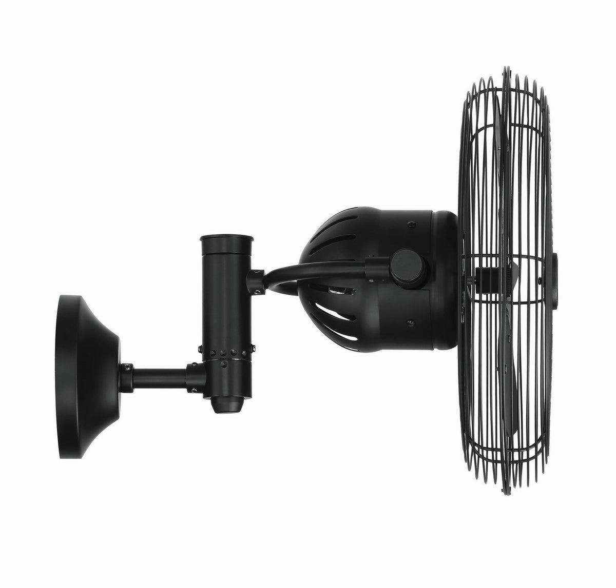 Craftmade - BW414FB3 - 14" Wall Fan - Bellows IV Indoor/Outdoor - Flat Black