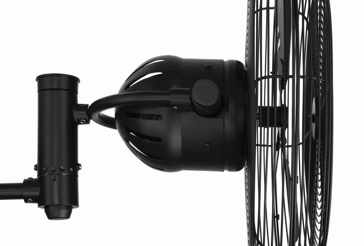 Craftmade - BW414FB3 - 14" Wall Fan - Bellows IV Indoor/Outdoor - Flat Black