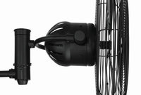 Craftmade - BW414FB3 - 14" Wall Fan - Bellows IV Indoor/Outdoor - Flat Black