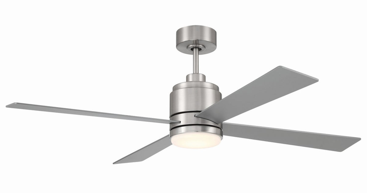 Craftmade - MCY52BNK4 - 52" Ceiling Fan - McCoy 52 4 Blade - Brushed Polished Nickel