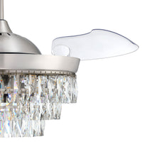 Craftmade - SOF42BNK3 - 42" Ceiling Fan - Sofia 42 Hidden Blades - Brushed Polished Nickel
