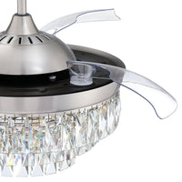 Craftmade - SOF42BNK3 - 42" Ceiling Fan - Sofia 42 Hidden Blades - Brushed Polished Nickel
