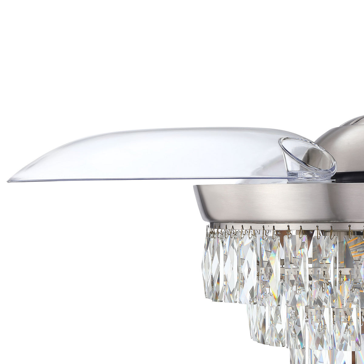 Craftmade - SOF42BNK3 - 42" Ceiling Fan - Sofia 42 Hidden Blades - Brushed Polished Nickel