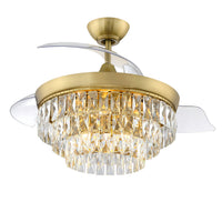 Craftmade - SOF42SB3 - 42" Ceiling Fan - Sofia 42 Hidden Blades - Satin Brass