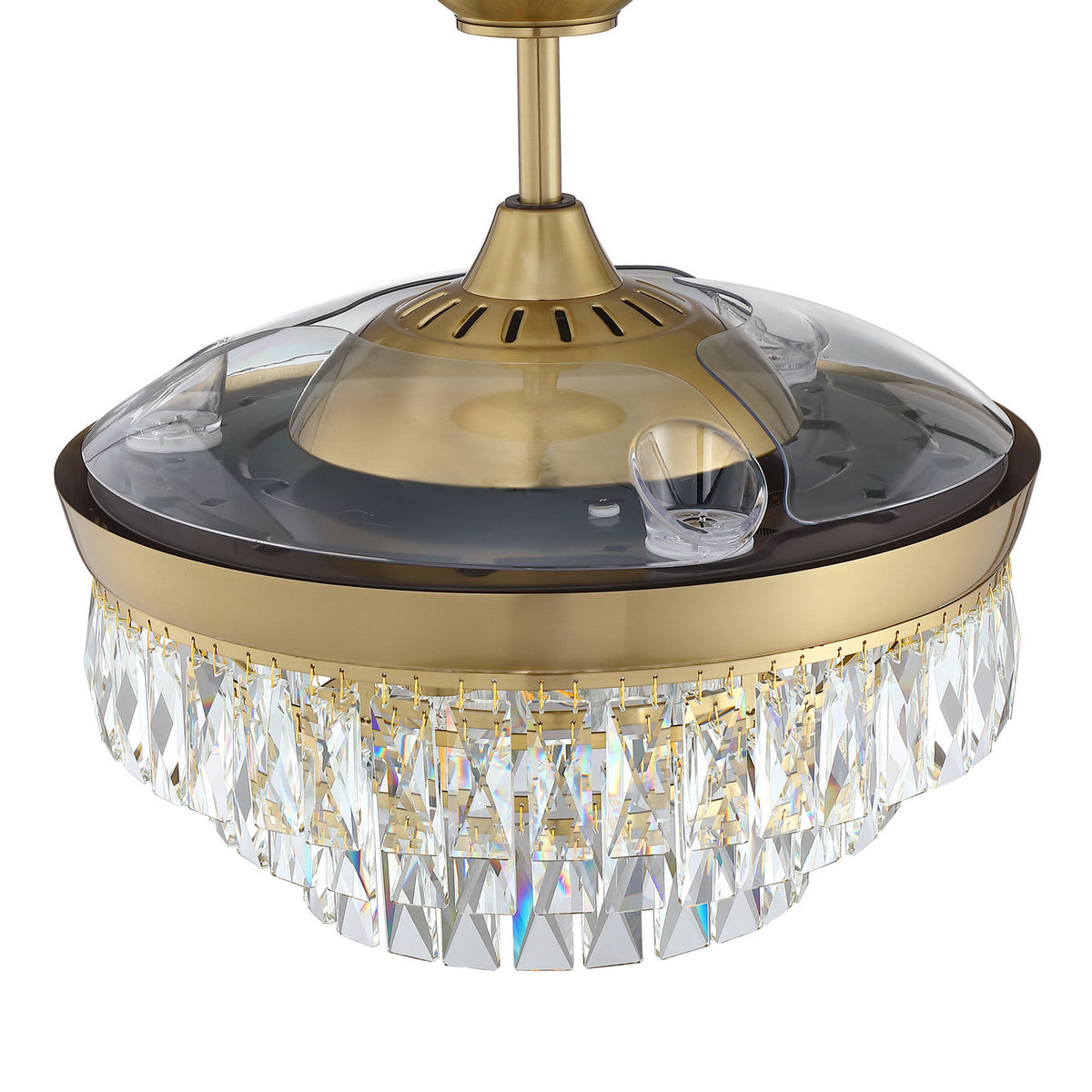 Craftmade - SOF42SB3 - 42" Ceiling Fan - Sofia 42 Hidden Blades - Satin Brass