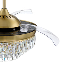 Craftmade - SOF42SB3 - 42" Ceiling Fan - Sofia 42 Hidden Blades - Satin Brass