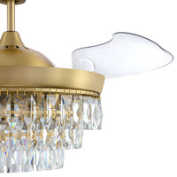 Craftmade - SOF42SB3 - 42" Ceiling Fan - Sofia 42 Hidden Blades - Satin Brass
