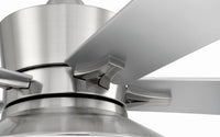 Craftmade - TOP52BNK5 - 52" Ceiling Fan - Topper - Brushed Polished Nickel