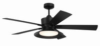 Craftmade - TOP52FB5 - 52" Ceiling Fan - Topper - Flat Black
