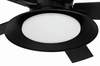 Craftmade - TOP52FB5 - 52" Ceiling Fan - Topper - Flat Black