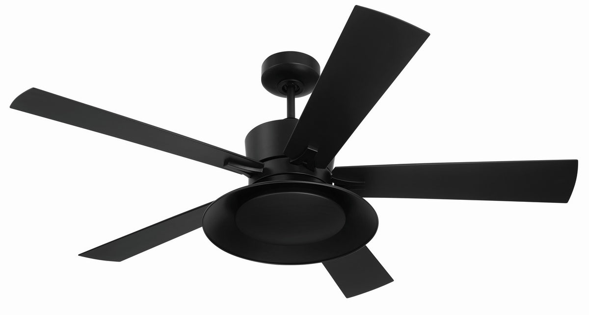 Craftmade - TOP52FB5 - 52" Ceiling Fan - Topper - Flat Black