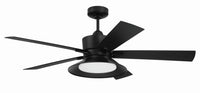 Craftmade - TOP52FB5 - 52" Ceiling Fan - Topper - Flat Black