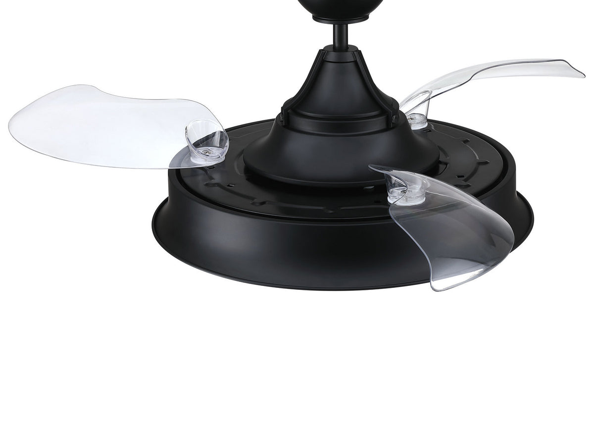 Craftmade - UN42FB3 - 42" Ceiling Fan - Union 42 Hidden Blades - Flat Black