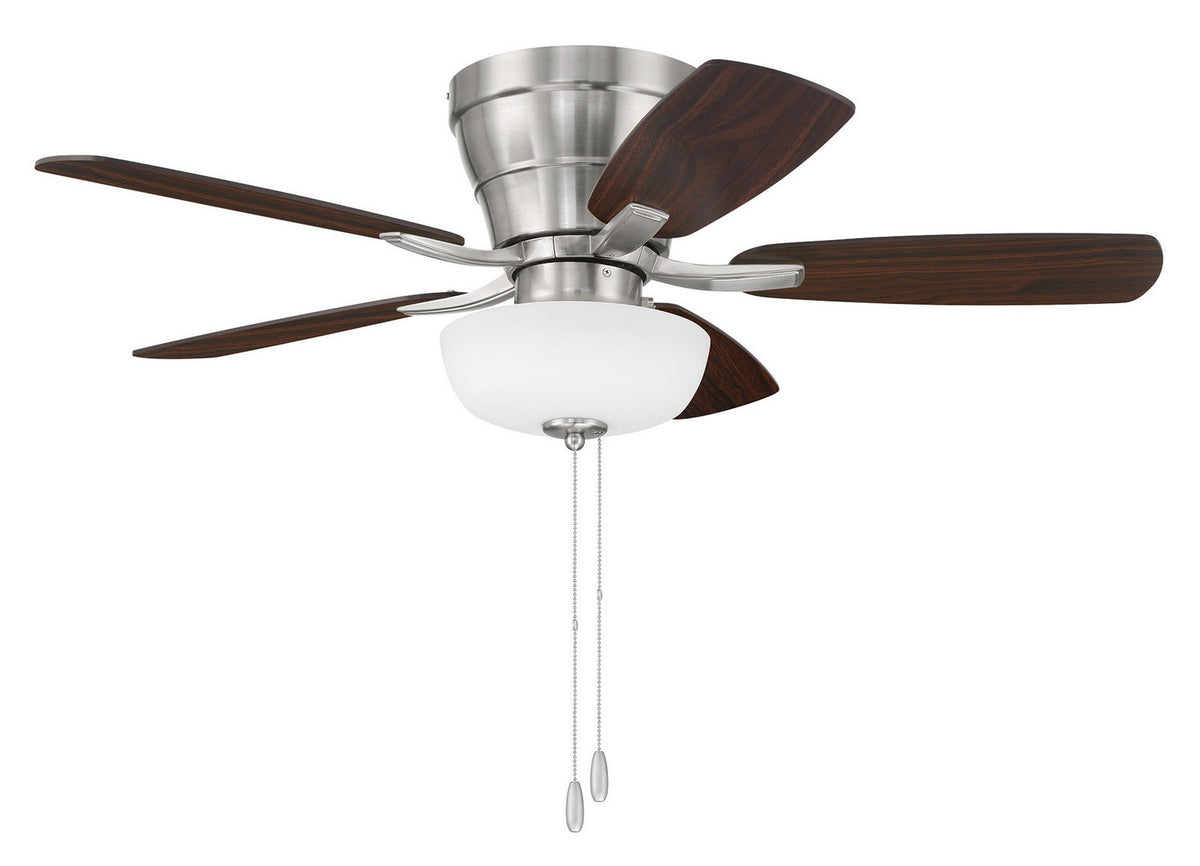 Craftmade - WHL42BNK5C1 - 42" Ceiling Fan - Wheeler 42 2-Light Bowl - Brushed Polished Nickel