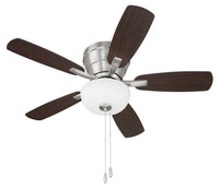 Craftmade - WHL42BNK5C1 - 42" Ceiling Fan - Wheeler 42 2-Light Bowl - Brushed Polished Nickel