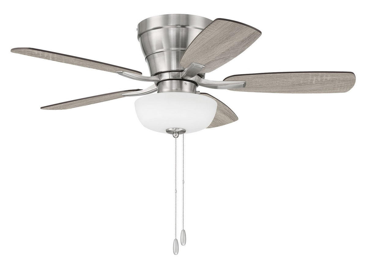 Craftmade - WHL42BNK5C1 - 42" Ceiling Fan - Wheeler 42 2-Light Bowl - Brushed Polished Nickel