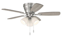 Craftmade - WHL42BNK5C3 - 42" Ceiling Fan - Wheeler 42 3-Light - Brushed Polished Nickel