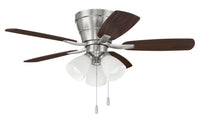 Craftmade - WHL42BNK5C3 - 42" Ceiling Fan - Wheeler 42 3-Light - Brushed Polished Nickel