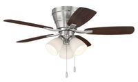 Craftmade - WHL42BNK5C3 - 42" Ceiling Fan - Wheeler 42 3-Light - Brushed Polished Nickel