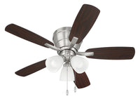 Craftmade - WHL42BNK5C3 - 42" Ceiling Fan - Wheeler 42 3-Light - Brushed Polished Nickel