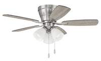 Craftmade - WHL42BNK5C3 - 42" Ceiling Fan - Wheeler 42 3-Light - Brushed Polished Nickel