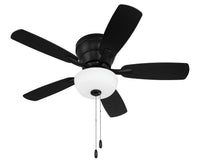 Craftmade - WHL42FB5C1 - 42" Ceiling Fan - Wheeler 42 2-Light Bowl - Flat Black