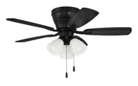 Craftmade - WHL42FB5C3 - 42" Ceiling Fan - Wheeler 42 3-Light - Flat Black