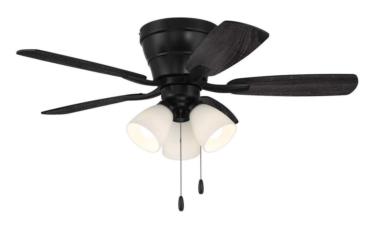 Craftmade - WHL42FB5C3 - 42" Ceiling Fan - Wheeler 42 3-Light - Flat Black