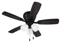 Craftmade - WHL42FB5C3 - 42" Ceiling Fan - Wheeler 42 3-Light - Flat Black