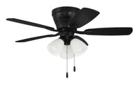 Craftmade - WHL42FB5C3 - 42" Ceiling Fan - Wheeler 42 3-Light - Flat Black