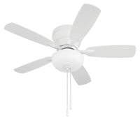 Craftmade - WHL42W5C1 - 42" Ceiling Fan - Wheeler 42 2-Light Bowl - White