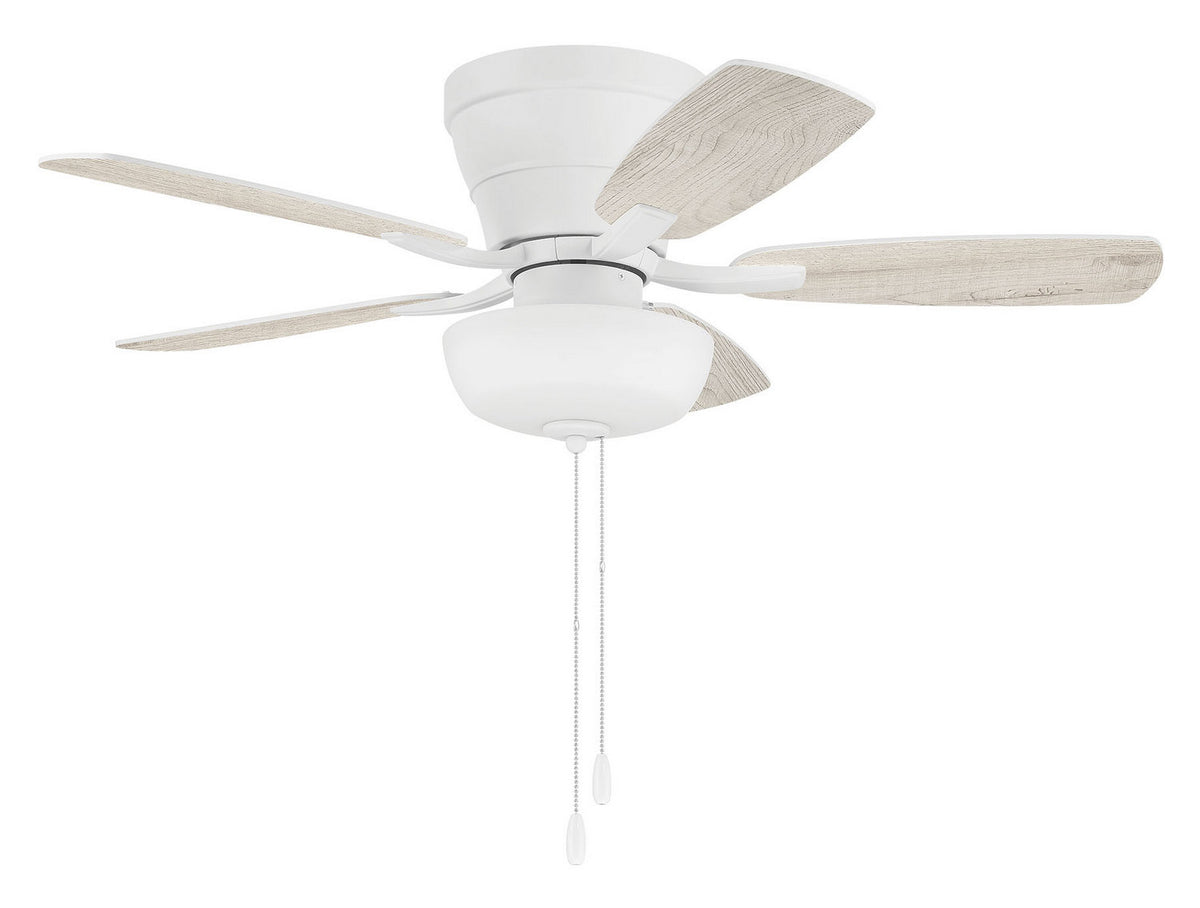 Craftmade - WHL42W5C1 - 42" Ceiling Fan - Wheeler 42 2-Light Bowl - White