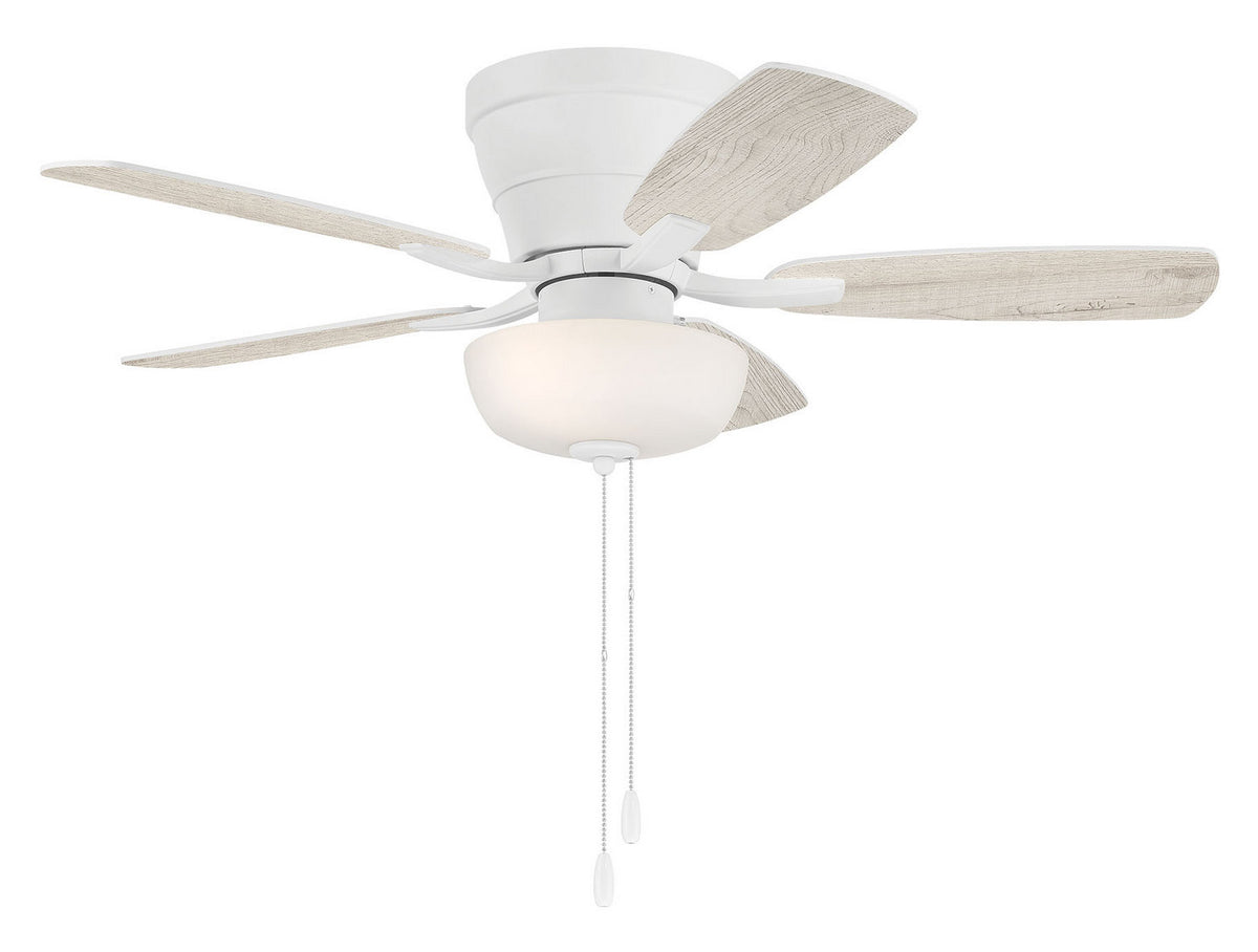 Craftmade - WHL42W5C1 - 42" Ceiling Fan - Wheeler 42 2-Light Bowl - White