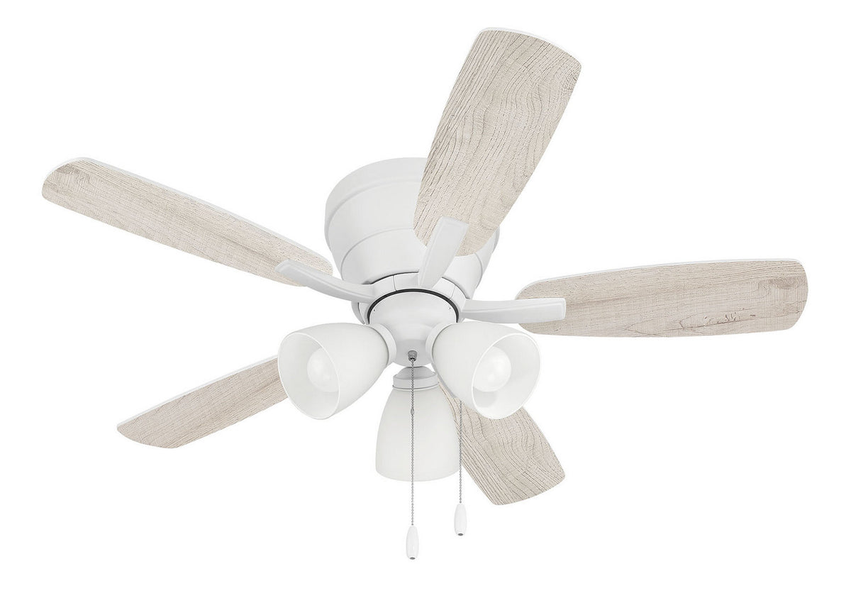 Craftmade - WHL42W5C3 - 42" Ceiling Fan - Wheeler 42 3-Light - White