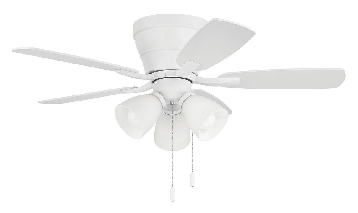 Craftmade - WHL42W5C3 - 42" Ceiling Fan - Wheeler 42 3-Light - White