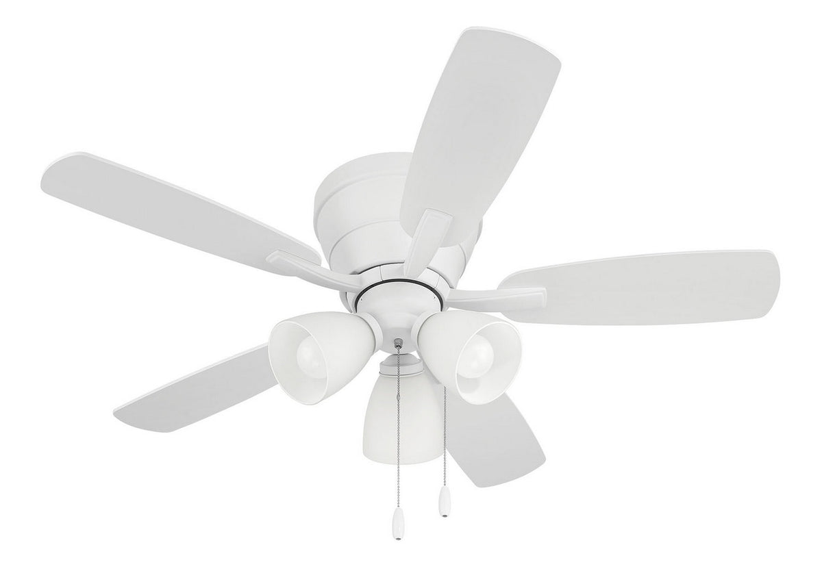 Craftmade - WHL42W5C3 - 42" Ceiling Fan - Wheeler 42 3-Light - White