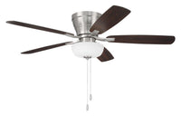 Craftmade - WHL52BNK5C1 - 52" Ceiling Fan - Wheeler 52 2-Light Bowl - Brushed Polished Nickel