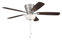 Craftmade - WHL52BNK5C1 - 52" Ceiling Fan - Wheeler 52 2-Light Bowl - Brushed Polished Nickel