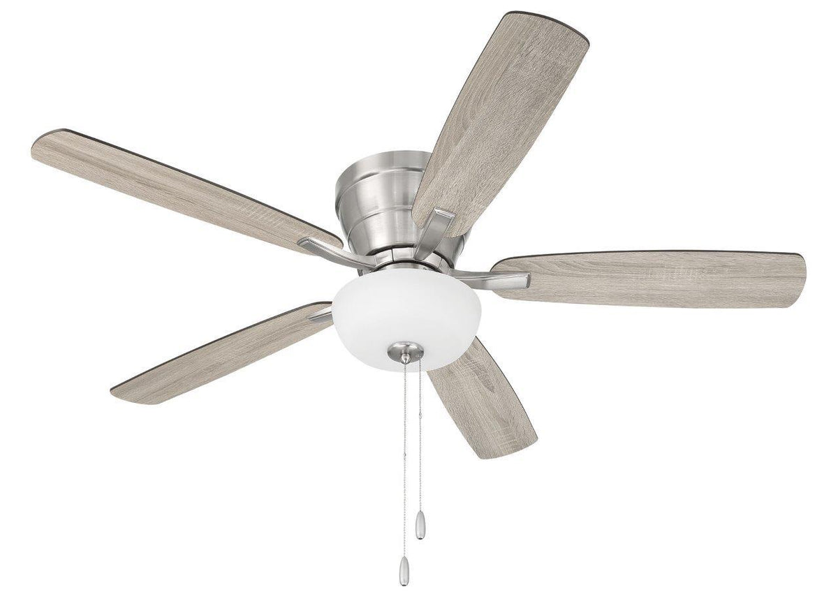 Craftmade - WHL52BNK5C1 - 52" Ceiling Fan - Wheeler 52 2-Light Bowl - Brushed Polished Nickel